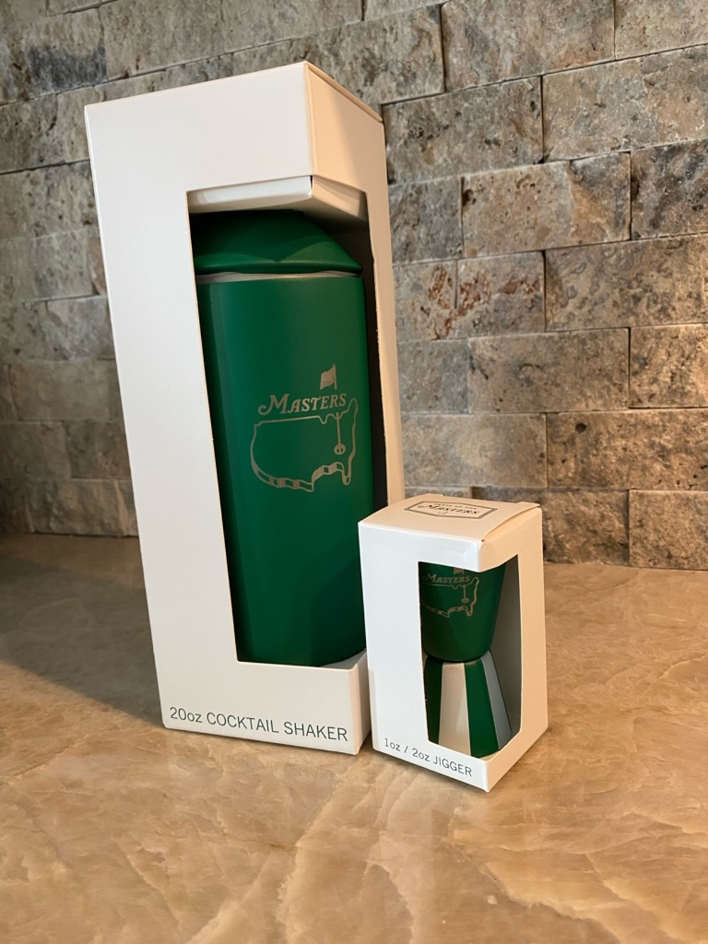 Masters 20oz Cocktail Shaker & Jigger Set New in original boxes